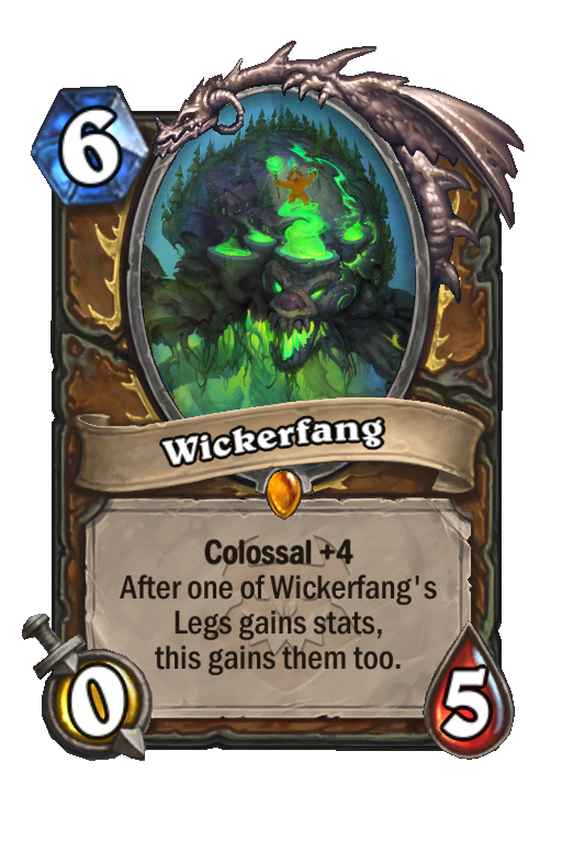 Wickerfang Hearthstone kártya
