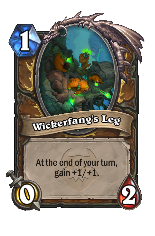 Wickerfang's Leg Hearthstone kártya