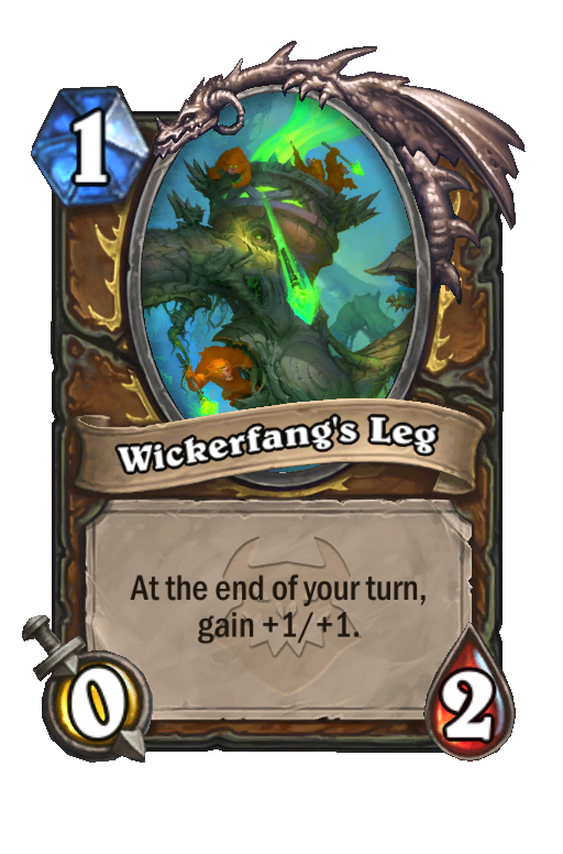 Wickerfang's Leg Hearthstone kártya