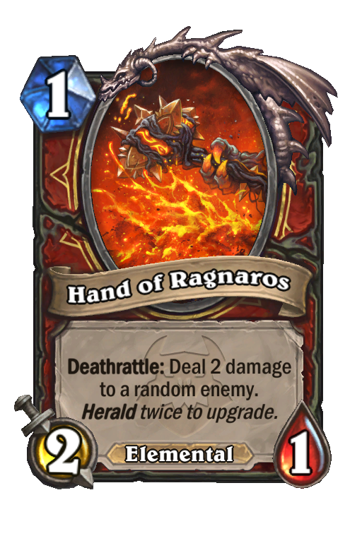 Hand of Ragnaros Hearthstone kártya