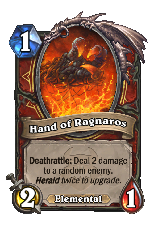 Hand of Ragnaros Hearthstone kártya