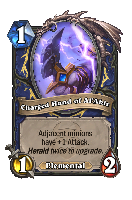 Charged Hand of Al'Akir Hearthstone kártya
