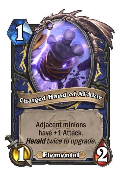 Charged Hand of Al'Akir Hearthstone kártya