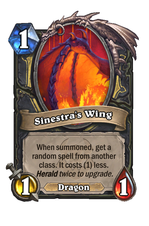 Sinestra's Wing Hearthstone kártya