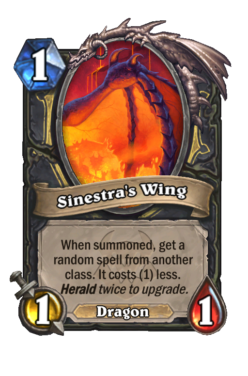 Sinestra's Wing Hearthstone kártya