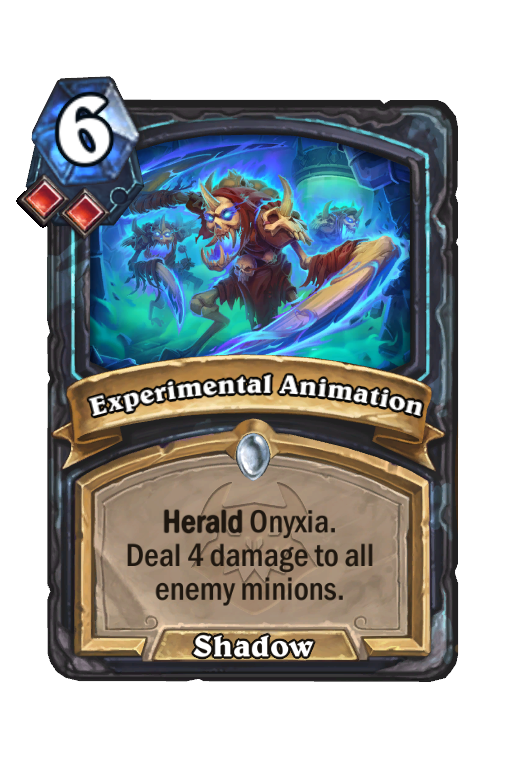 Experimental Animation Hearthstone kártya