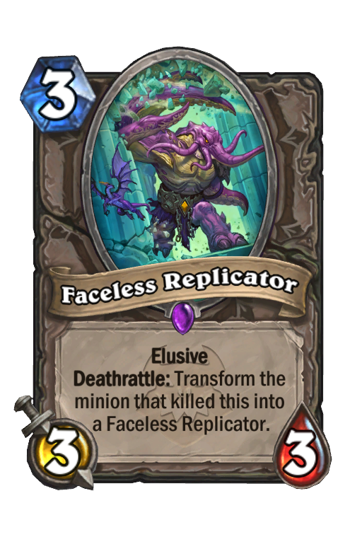 Faceless Replicator Hearthstone kártya