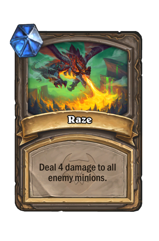 Raze Hearthstone kártya