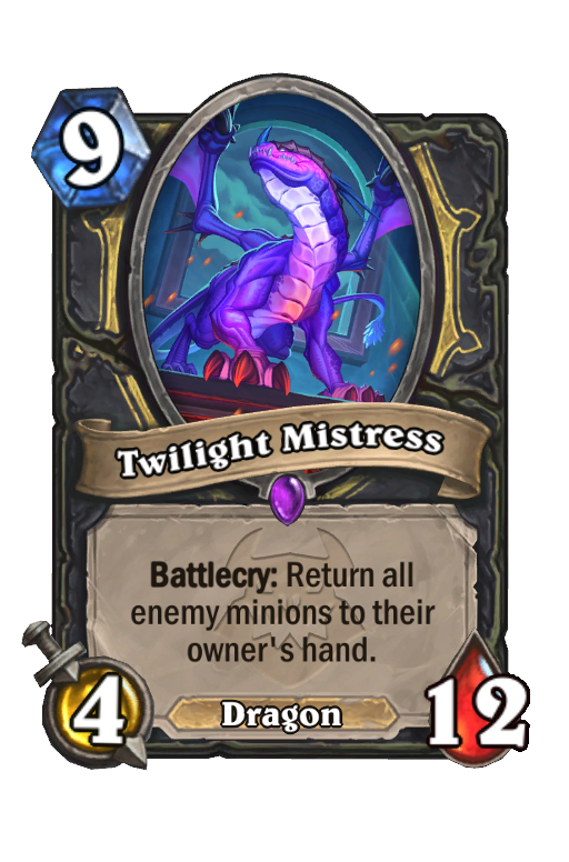 Twilight Mistress Hearthstone kártya