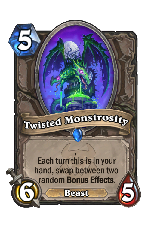 Twisted Monstrosity Hearthstone kártya