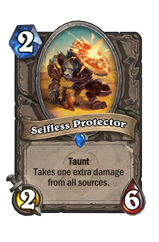 Selfless Protector Hearthstone kártya