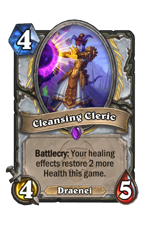 Cleansing Cleric Hearthstone kártya