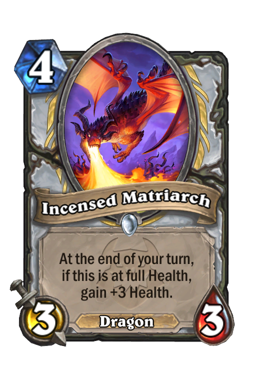 Incensed Matriarch Hearthstone kártya