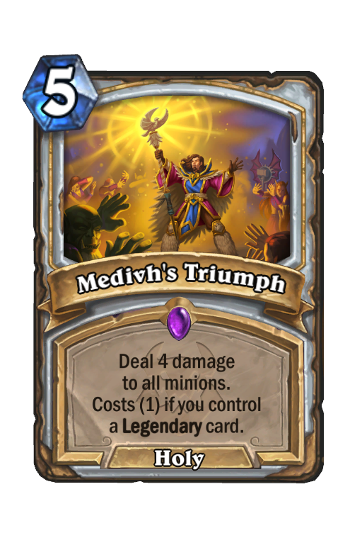 Medivh's Triumph Hearthstone kártya