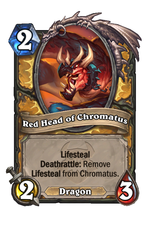 Red Head of Chromatus Hearthstone kártya