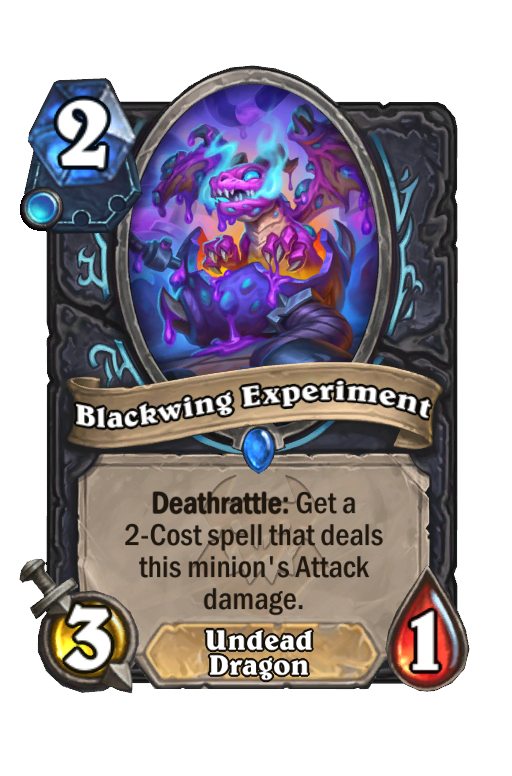 Blackwing Experiment Hearthstone kártya