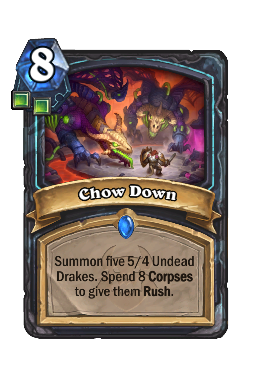 Chow Down Hearthstone kártya