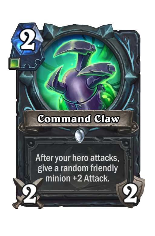 Command Claw Hearthstone kártya