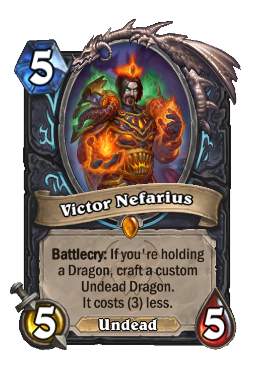 Victor Nefarius Hearthstone kártya