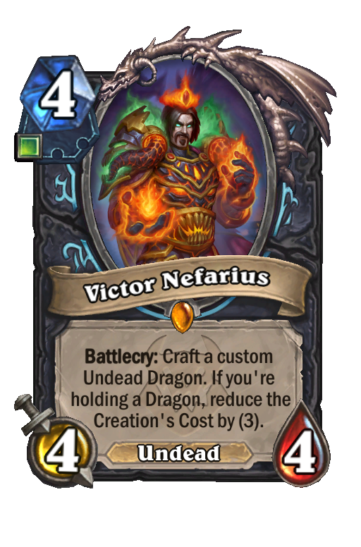 Victor Nefarius Hearthstone kártya