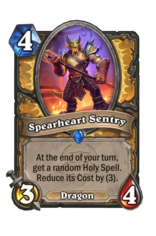 Spearheart Sentry Hearthstone kártya