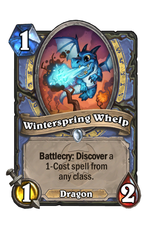 Winterspring Whelp Hearthstone kártya