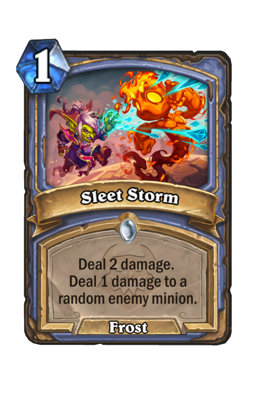 Sleet Storm Hearthstone kártya