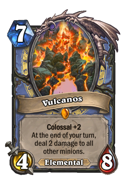 Vulcanos Hearthstone kártya