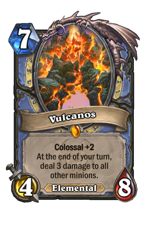 Vulcanos Hearthstone kártya