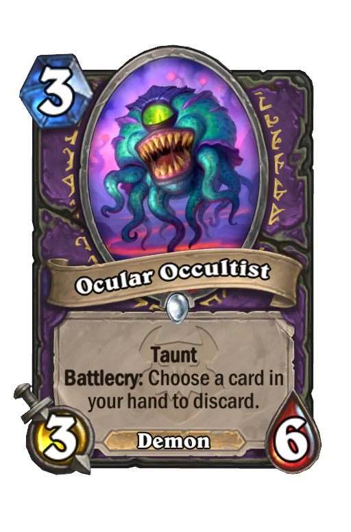 Ocular Occultist Hearthstone kártya