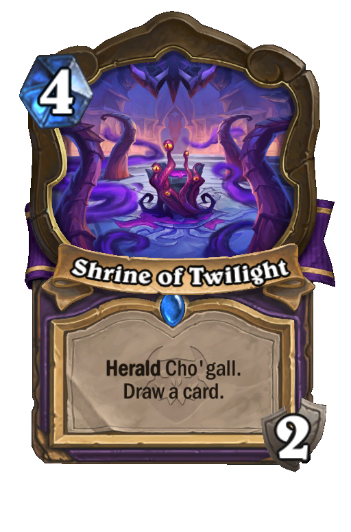 Shrine of Twilight Hearthstone kártya