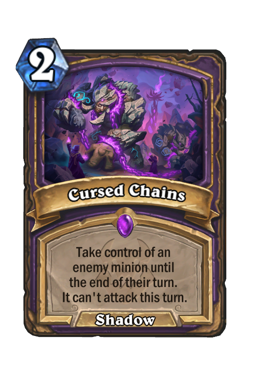 Cursed Chains Hearthstone kártya