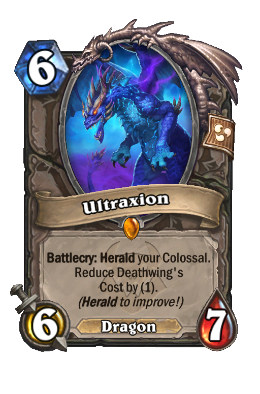 Ultraxion Hearthstone kártya