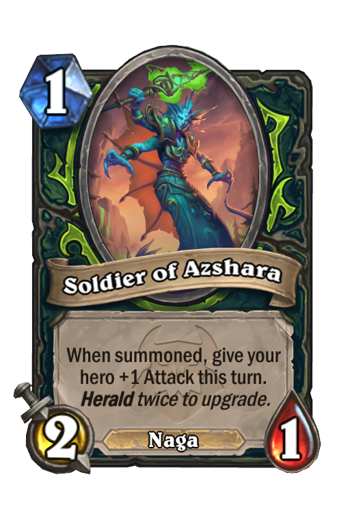 Soldier of Azshara Hearthstone kártya