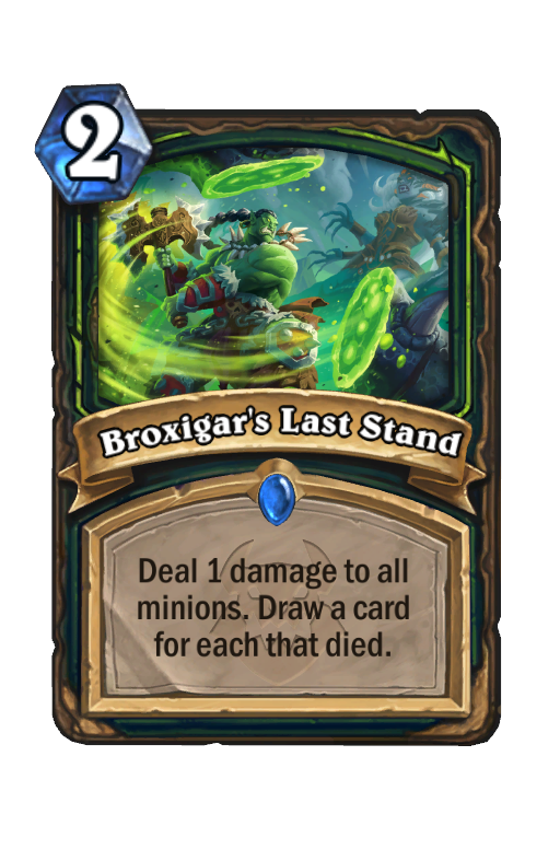 Broxigar's Last Stand Hearthstone kártya