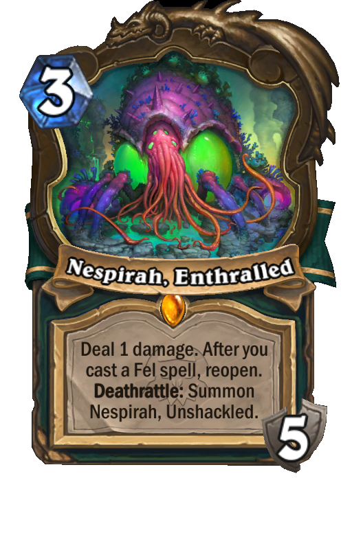 Nespirah, Enthralled Hearthstone kártya