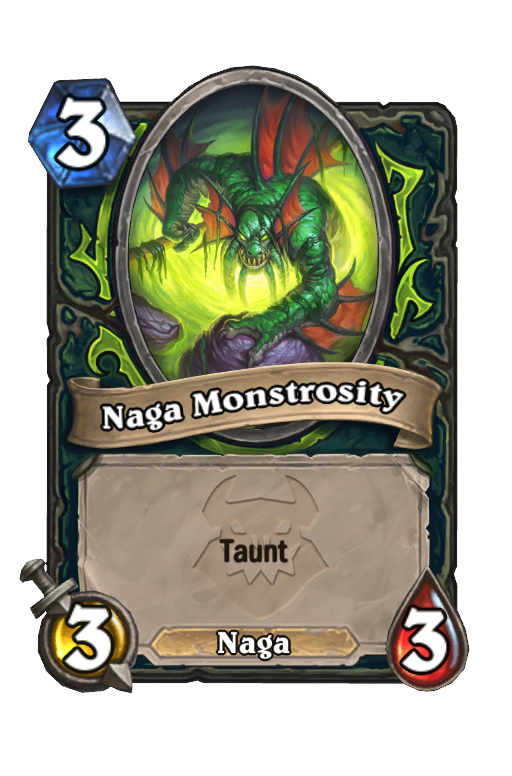 Naga Monstrosity Hearthstone kártya