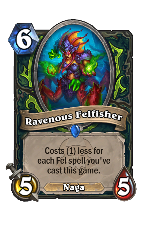 Ravenous Felfisher Hearthstone kártya