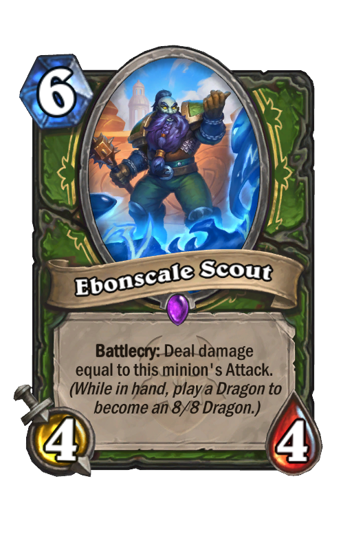 Ebonscale Scout Hearthstone kártya