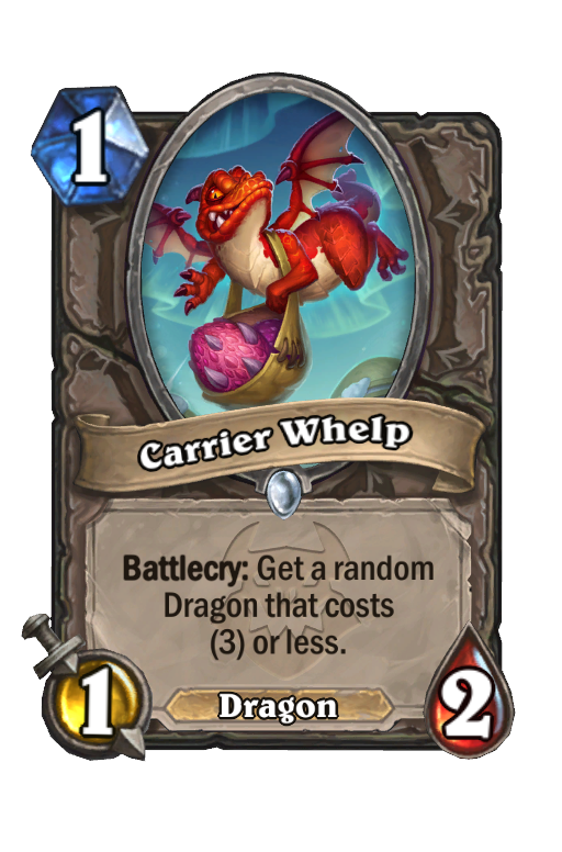 Carrier Whelp Hearthstone kártya