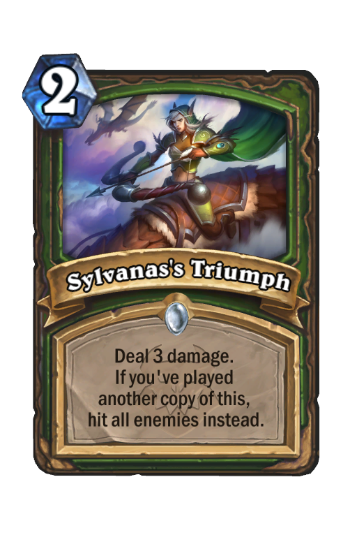 Sylvanas's Triumph Hearthstone kártya