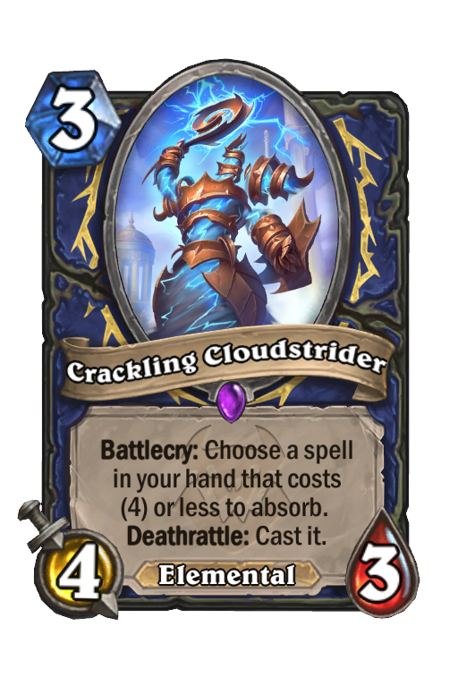 Crackling Cloudstrider Hearthstone kártya