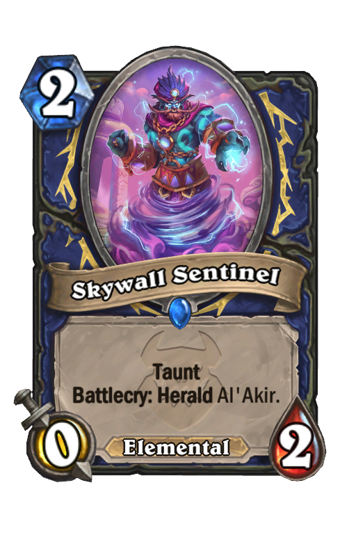 Skywall Sentinel Hearthstone kártya