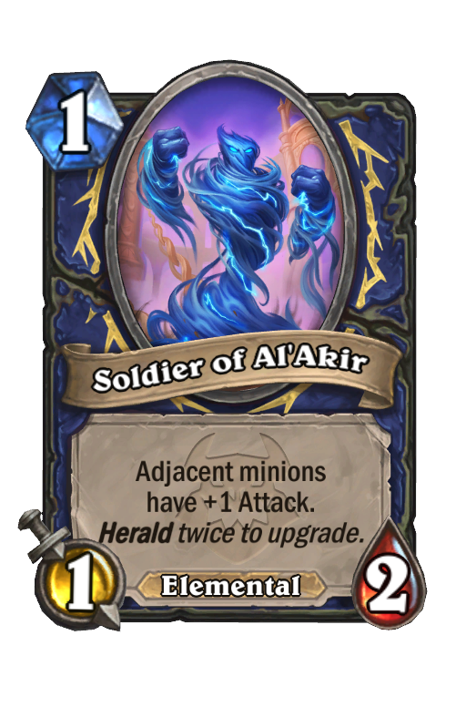 Soldier of Al'Akir Hearthstone kártya