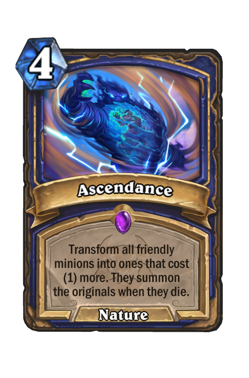 Ascendance Hearthstone kártya