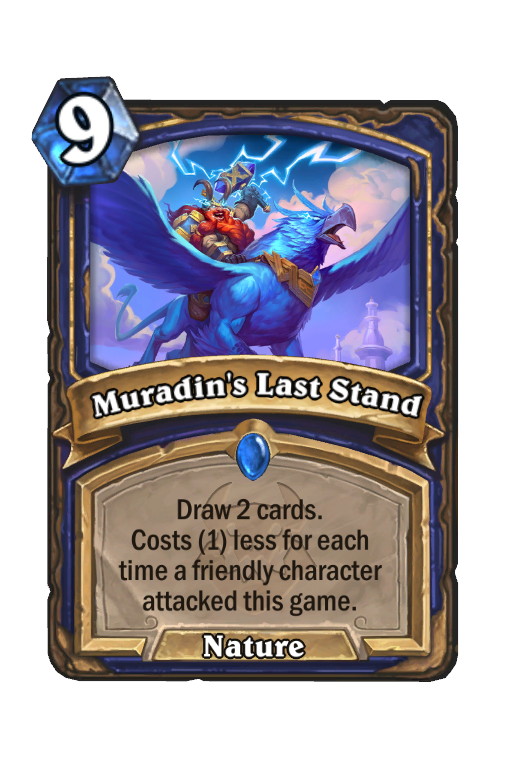 Muradin's Last Stand Hearthstone kártya
