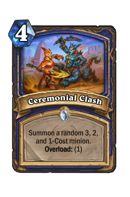 Ceremonial Clash Hearthstone kártya