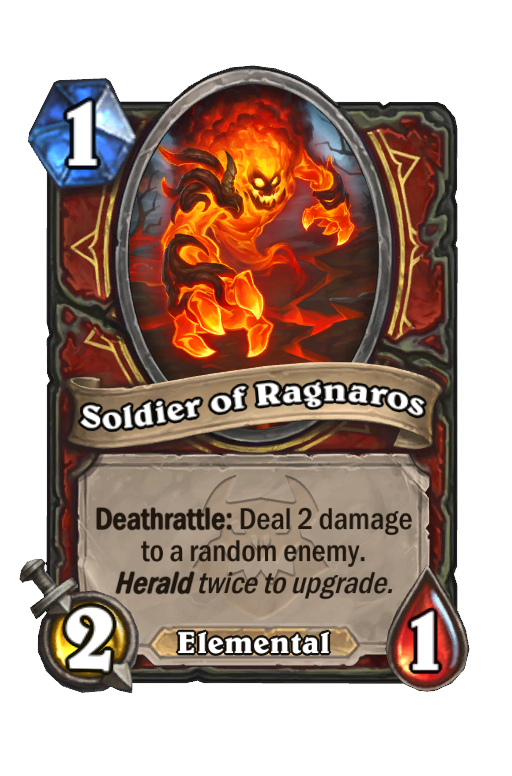 Soldier of Ragnaros Hearthstone kártya