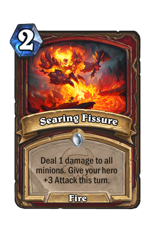 Searing Fissure Hearthstone kártya