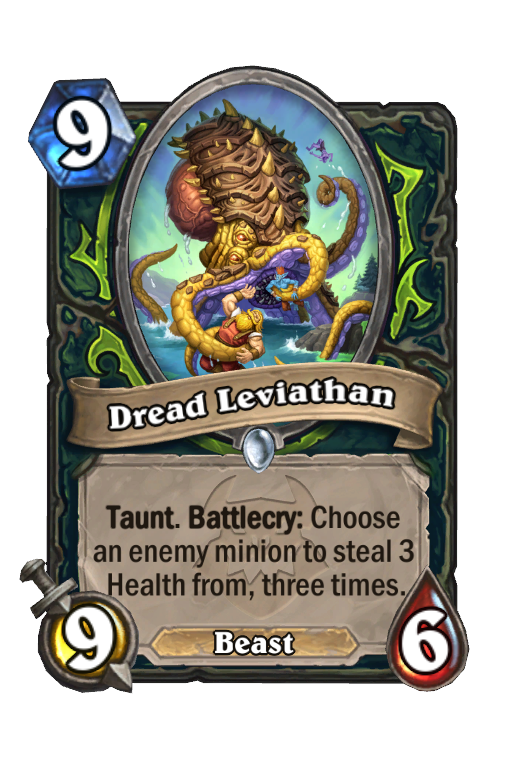 Dread Leviathan Hearthstone kártya